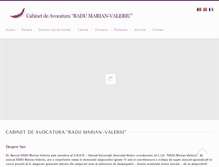 Tablet Screenshot of cabinetavocatura.ro